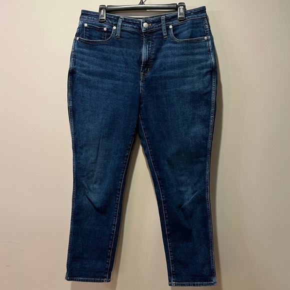 Madewell Curvy Perfect Vintage Jean, Medium Dark Wash, Size...